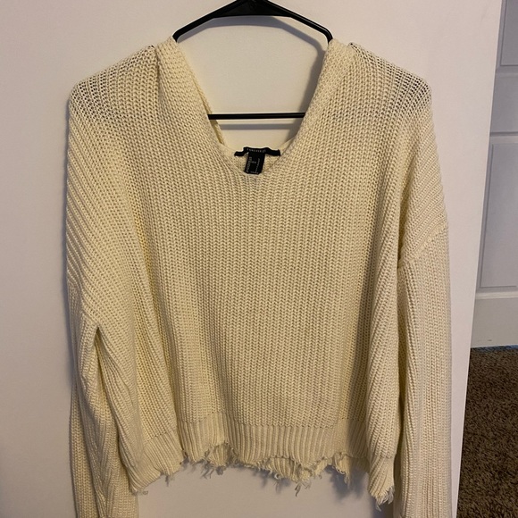 forever 21 distressed sweater - Picture 2 of 3